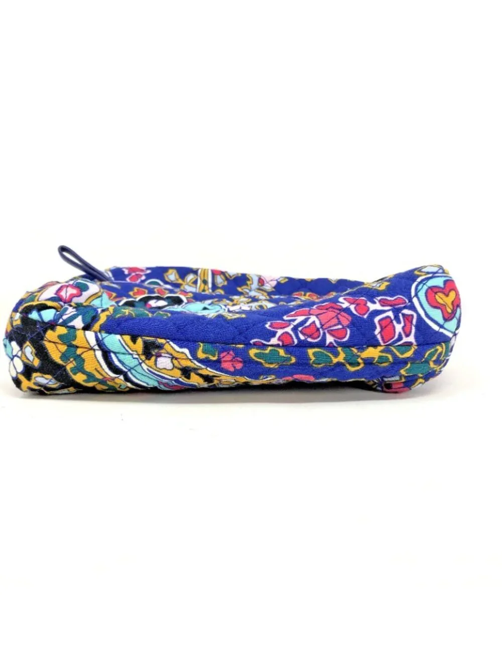 Vera Bradley Bag Small Romantic Paisley Blue Cosmetic Makeup Organizer Quilted